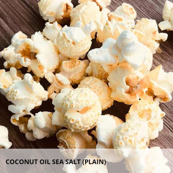 popcorn flavor coconut oil & sea salt