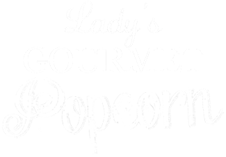 ladys popcorn text white