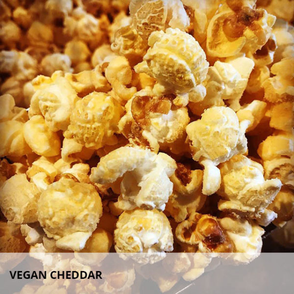popcorn flavor vegan cheddar